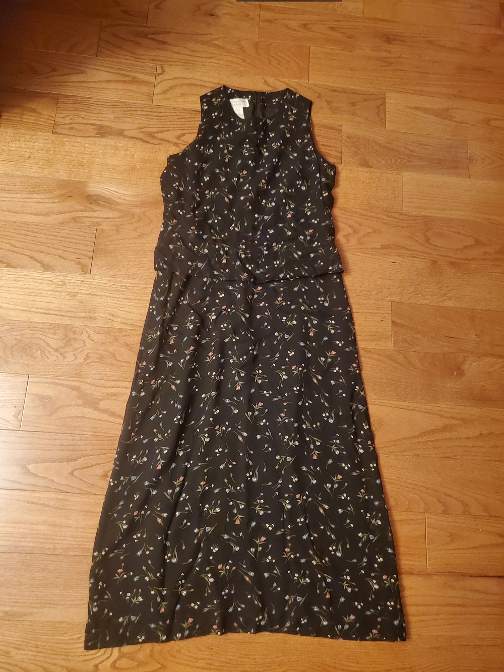 Jones New York sleeveless maxi dress us12